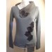 Long Sleeve Green With Dark Grey Check And Lace