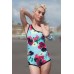 Bali Aqua One Shoulder Swimsuit