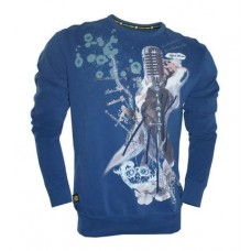 Navy Mccute Crew Neck Long Sleeve Heavy Tee Navy Mccute Crew Neck Long Sleeve Heavy Tee
