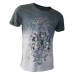 Black Hulagun Scoop Neck Single Jersey Tee