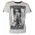 Trashed Scoop Neck Single Jersey Tee