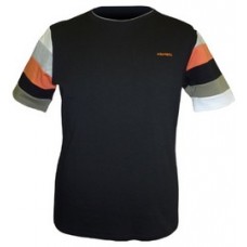 Black Multi Hooped Sleeve T-shirt