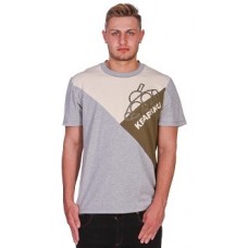 Ecru Grey Asymmetric T-shirt