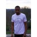 Varsity Tee In White And Black