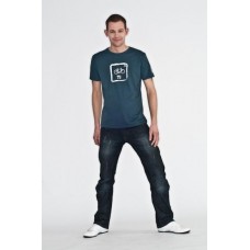Mens Titanium T-shirt In Vintage Denim