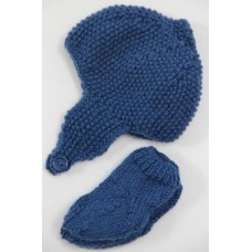 Baby Hat Set In Navy