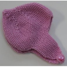 Baby Moss Stitch Hat In Rose