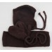Toddler Hat Set In Chocolate
