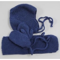 Toddler Hat Set In Navy