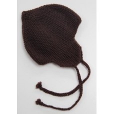 Toddler Moss Stitch Hat In Chocolate