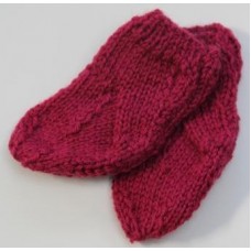 Baby Socks In Cranberry