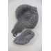 Baby Hat Set In Grey