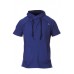 Blue Black Short Sleeved Boxer Hoody