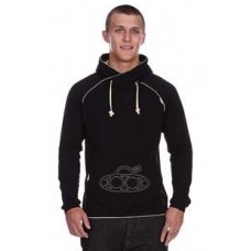 Black Ecru Long Sleeved Tank Hoody
