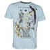 Ice Blue Destroyers Crew Neck Single Jersey Tee