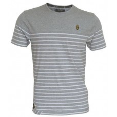 Grey The Finish Line Round Neck Tee