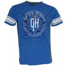Blue Athlete Supreme Crew Neck Single Jersey Tee