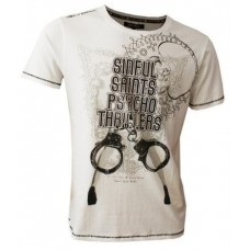 Tattoo Sinful Cuffs Scoop Neck Single Jersey Tee