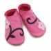 Pink Orchid Soft Leather Baby Shoes