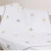 Cot Bed Quilt - Butterflies In White Cot Bed Quilt - Butterflies In White