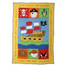 Cot Bed Quilt - Pirate