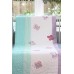 Cot Bed Quilt - Butterflies Blue