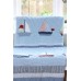 Cot Bed Quilt - Boats