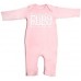 Heaven Sent Pink Romper With White Print