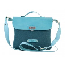 Limited Edition Alex Satchel In Cyan Blue