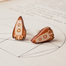 Rocket Ship Earrings
