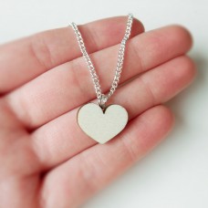 Wooden Heart Necklace