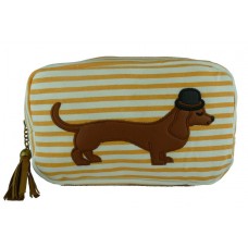 Sausage Dog Cosmetic Bag