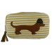Sausage Dog Cosmetic Bag