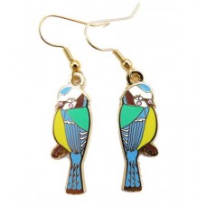 Blue Tits Earrings