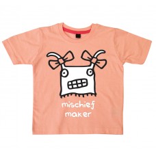 Mischief Maker T-shirt In Pale Pink