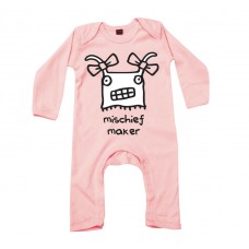Mischief Maker Romper In Pink