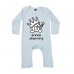 Prince Charming Romper In Pale Blue