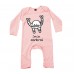 I'm In Control Romper In Pale Pink