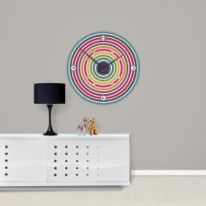 Colour Wheel Wall Clock