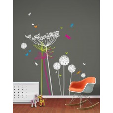 Dandelions & Cowparsley Wall Stickers