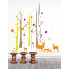 Woodland Friends Wall Stickers