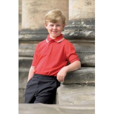 Henbury Children's 65/35 Kid's Tipped Polo
