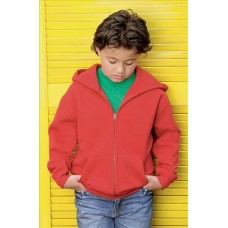 Fruit Of The Loom Childrens Zip Through Hooded Sweat Shirt Jacket