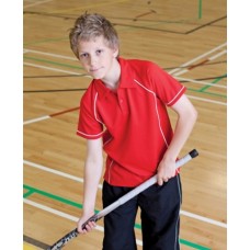 Finden & Hales Kids Piped Performance Polo In Various Colour