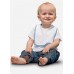Hanes Childrens Playwear Bib In Light Blue, Pale Pink, White