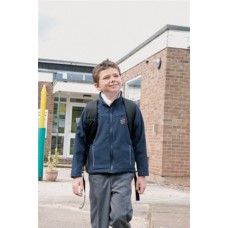Regatta Childrens Uproar Softshell In Black And Navy