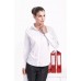 Premier Women's Poplin Long Sleeve Blouse In Black And White