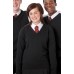 Russell Collection Girl's V-neck True Knit Sweater