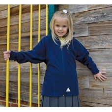 Result Childrens Junior Micron Fleece In Black And Navy