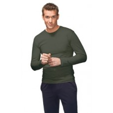 Hanes 100% Cotton Fit-t Long Sleeved Mens T-shirt